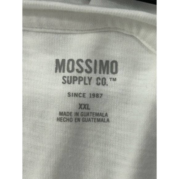 Mossimo Supply Co Long Sleeve T-Shirt White Sz XXL Cotton Poly Minimalist NWT - Picture 6 of 11